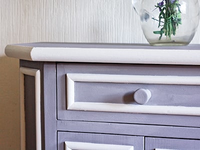 Grey side cabinet