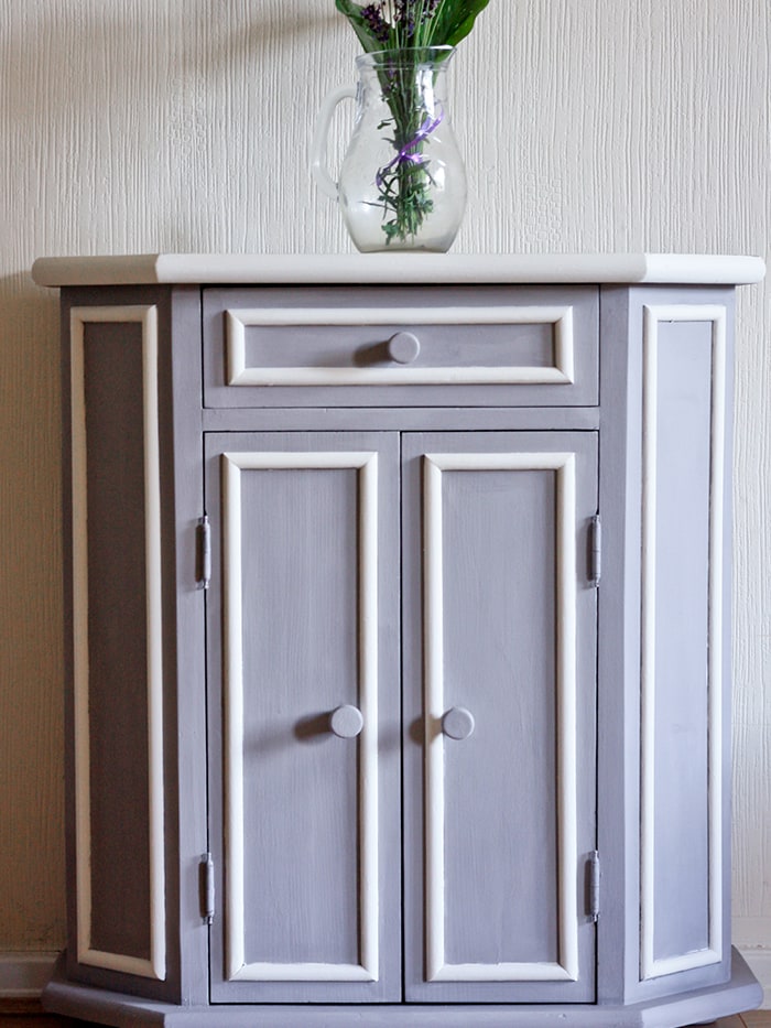 Grey side cabinet